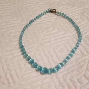 Turquoise beaded necklace